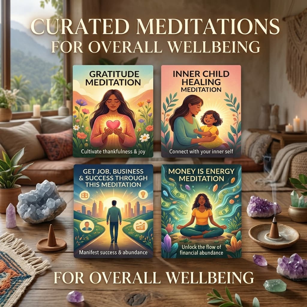 Most Handpicked and Curated Meditations for Overall Wellbeing
