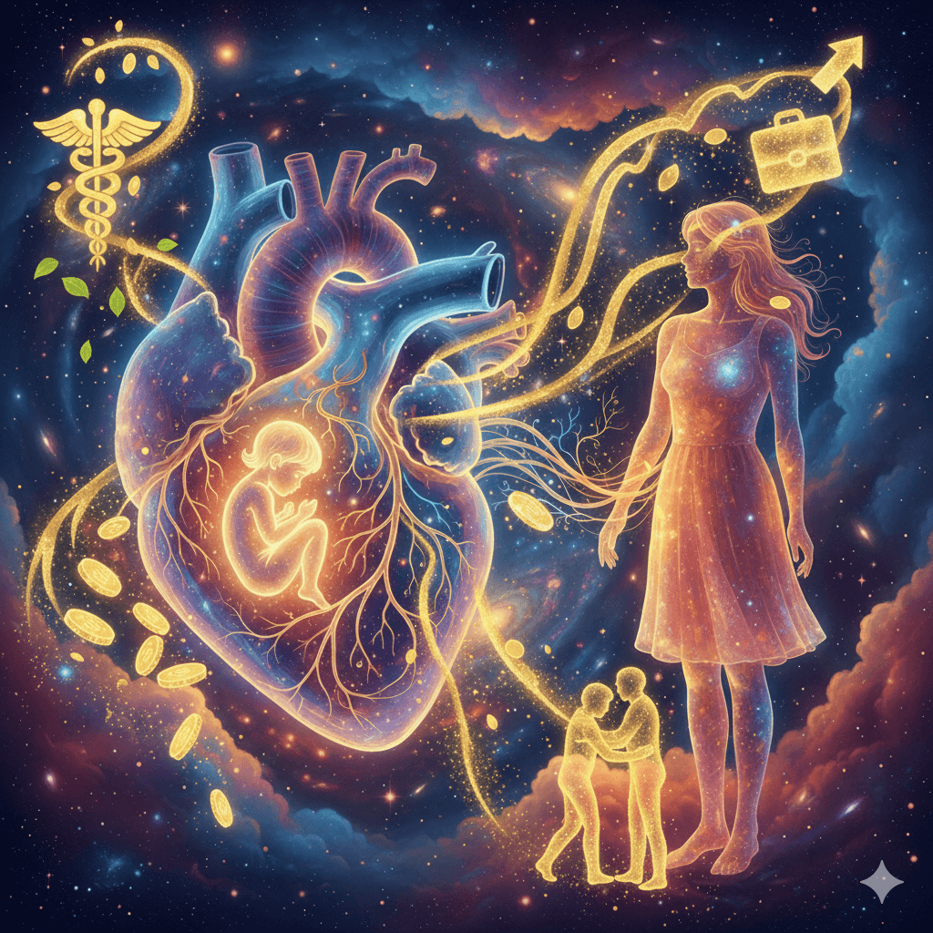 Calm ocean sunrise - healing and unblocking